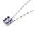 1920s Art Deco Sapphire Diamond Platinum Necklace For Sale - Image 4 of 6