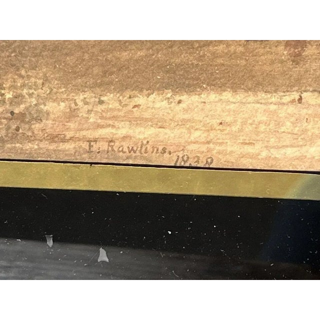 F. Rawlins, Maritime Scene, Watercolour, 1830, Framed For Sale - Image 5 of 8