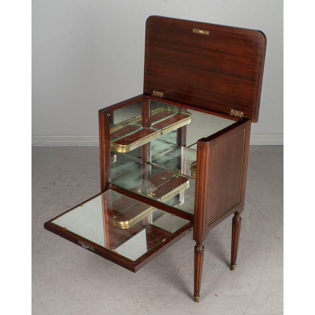 French Mahogany Side Table Bar Chairish