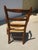 Brown Wood and Straw Grandfather's Armchair, 1980s For Sale - Image 8 of 12