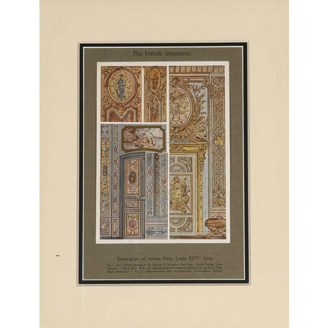 Antique Renaissance, Six Framed Antique Ornament Prints, 20th C. For Sale - Image 11 of 16