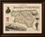 Original antique decorative map of the former French department of Basses-Pyrénées, published in Paris around 1850 by the...