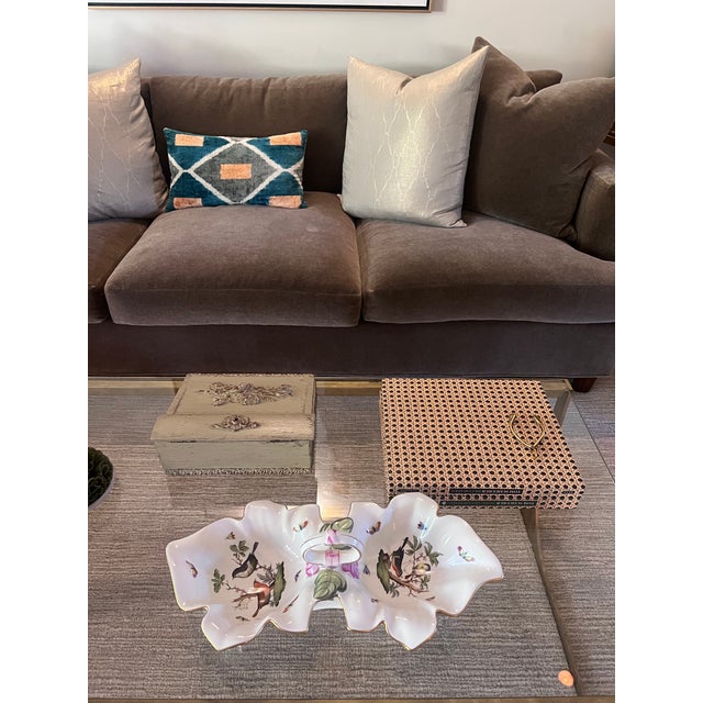 1940s Herend Rothschild Appetizer Hors D’oeuvres Candy Serving Dish For Sale - Image 9 of 11