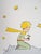 Antoine de Saint-Exupéry (1900-1944) The Little Prince plants a flower on his asteroid Color photolithograph after the...