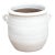 Rustic White Terracotta Mediterranean Planter For Sale