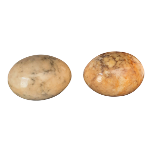 Italian Marble Eggs Yellow Gold Easter