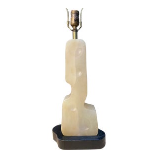 1950's Italian Alabaster Table Lamp by Maurizio Tempestini For Sale