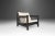 1970s White Bouclé Ebonized Barrel Back Lounge Chair For Sale - Image 12 of 12