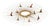Curtis Jere William Friedle Birds in Flight Sunburst Brass Wall Sculpture For Sale