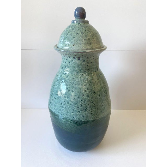 Glazed Terracotta Urn from DP Art, France For Sale - Image 10 of 10