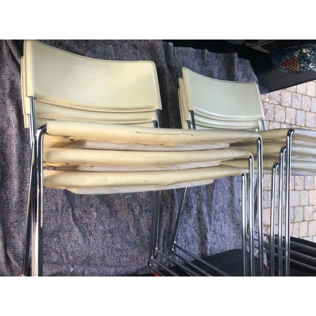 very good quality chair foot metal and big full split leather for seat and back, each chair is quite heavy, chairs are...