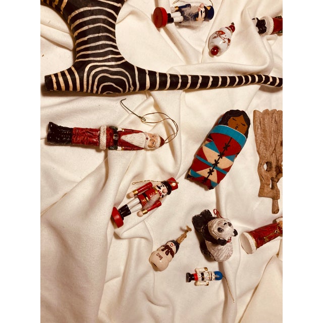 Vintage Collection of Holiday Christmas Ornaments & Decorations For Sale - Image 4 of 9