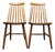 Mid-Century Modern Scandinavian Teak Chairs, Set of 2 For Sale
