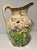 Japanese Antique Meiji Era Japanese Kyoto Satsuma Pottery Signed Studio Kinkozan Pitcher For Sale - Image 3 of 10