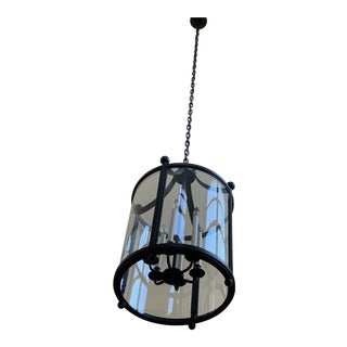 Paul Ferrante Large Metropolitan Hanging Lantern Chandelier For Sale