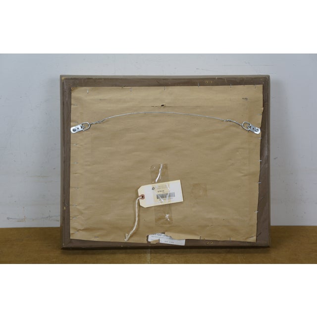 Vintage French Baroque Rococo Scalloped Gilt Beveled Wall Vanity Mirror 24" For Sale - Image 10 of 10