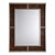 Bedford Silver Whiskey Burl Mirror For Sale