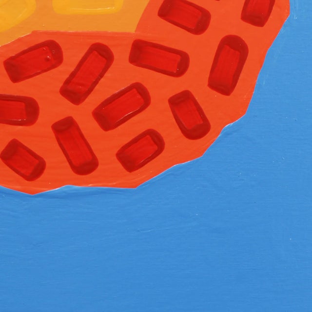 2020s Moro Blood Orange - Vibrant Pop Art Fruit Painting Original Artwork by Will Beger For Sale - Image 5 of 9