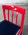 Mid-Century Modern Design Red Dining Chair Set, Belgium, 1960s, Set of 6 For Sale - Image 18 of 18
