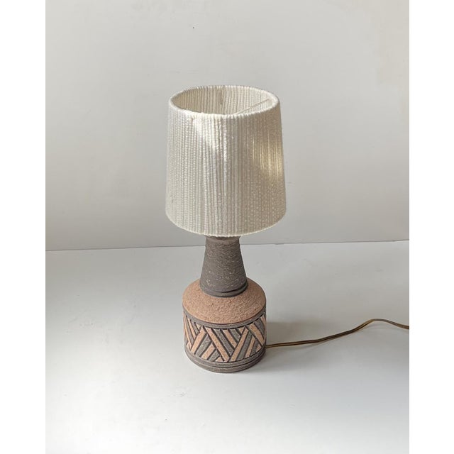 Vintage Italian Sgraffito Table Lamp from Fratelli Fanciullacci, 1960s For Sale - Image 4 of 8