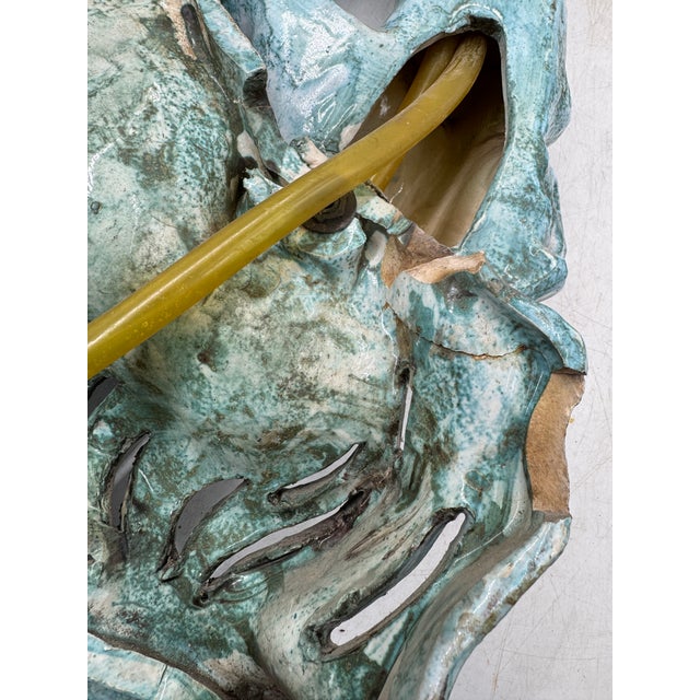 Ceramic Fountain with Dolphins, 1950s For Sale - Image 4 of 9