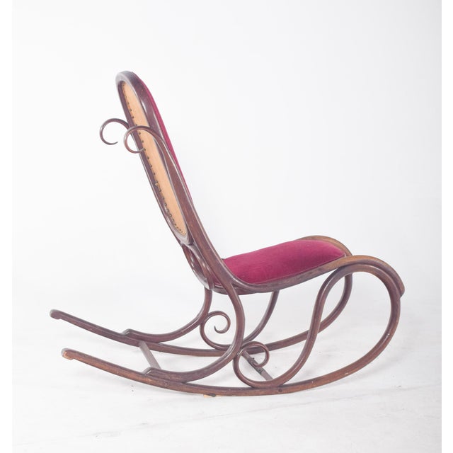 English Rocking Chair, 1890s For Sale - Image 3 of 11