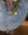 Mid-Century French Hand Painted Ceramic Barbotine Floral Platter, Signed Lefranc For Sale - Image 4 of 7
