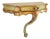 Vintage Italian Florentine Handpainted Wall Mounted Console Table For Sale