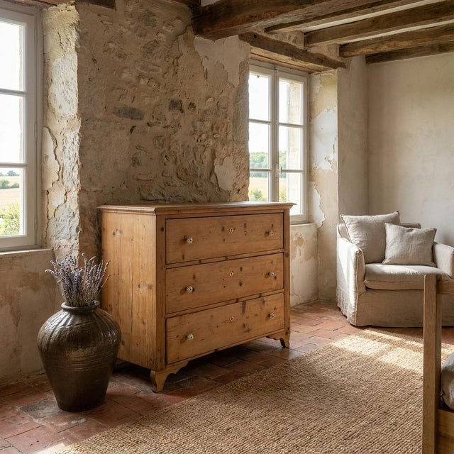 Antique Provençal chest of drawers (c.1920) Dimensions: Length: 130 cm Depth: 65 cm Height: 104 cm Style: French Provençal...