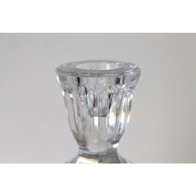 Vintage Italian Crystal Taper Candle Holders For Sale - Image 11 of 11