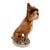 1960s Zsolnay Boxer Dog Figurine For Sale