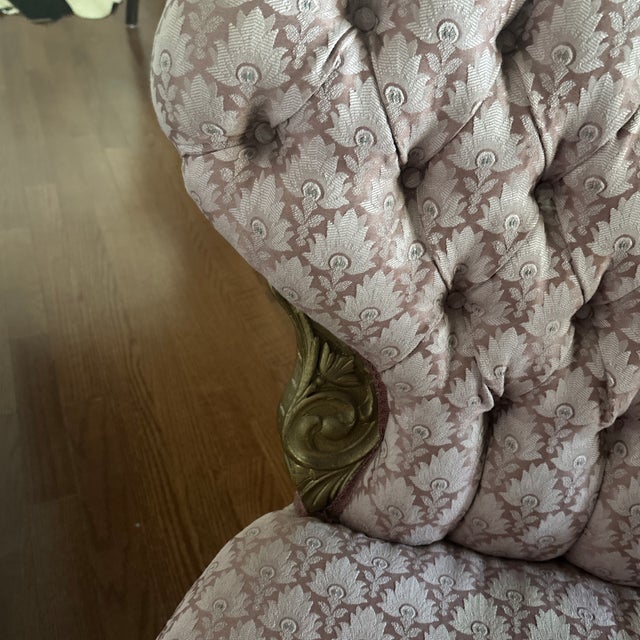 1960s Vintage Slipper Settee For Sale - Image 5 of 11