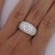2.51 Carat Total Natural Round Cut Diamond Pavé Cluster Band Platinum 900 Ring. Size 7.25, adjustable. Details: Item Type:...
