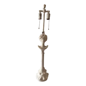 Plaster "Tete De Femme" Table Lamp After Diego Giacometti