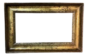 19th Century Golden Wooden Frame