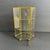 Vintage Brass & Glass Display Shelf Petite Footed Curio Display Cabinet For Sale - Image 6 of 10