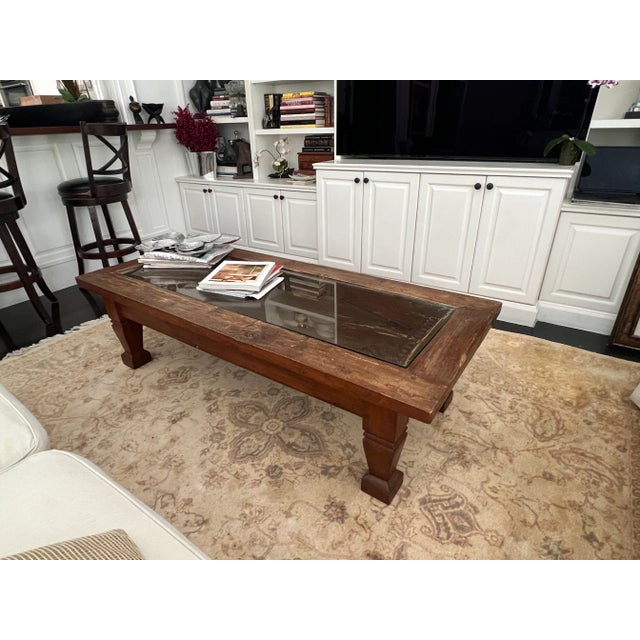 1990s Indonesian Coffee Table - Reclaimed Wood For Sale - Image 9 of 9