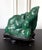 Malachite Rock on Display Stand as a Viewing Stone For Sale In Atlanta - Image 6 of 13