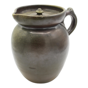 1960-1972 American Ben Owen Master Potter Stamped Lidded Pitcher