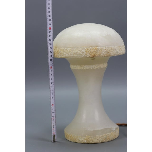 Mid-Century Modern Alabaster Mushroom Lamp, Italy, 1950s For Sale - Image 14 of 18