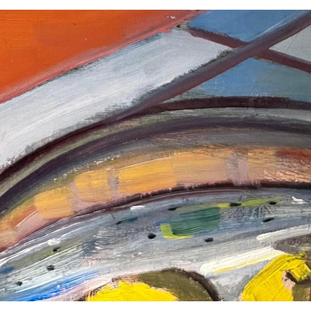 Modern Moser Wehrle, Fish and Lemons, Oil on Canvas For Sale - Image 3 of 12