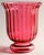 Beautiful Pilgrim Cranberry Glass vase handcrafted in the USA using traditional gold-infused glass techniques that give...