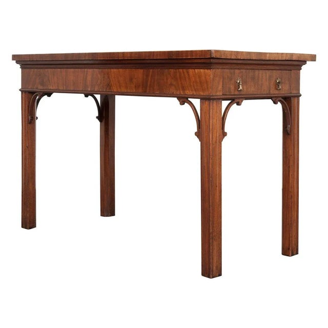 Dutch 18th Century Mahogany and Walnut Console-Serving Table For Sale - Image 13 of 13