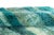 A striated wash of ocean and sage tones — soft horizontal bands drift from deep forest green at the top to pale turquoise...