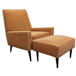 Kroehler Adrian Pearsall-Style Lounger & Ottoman For Sale