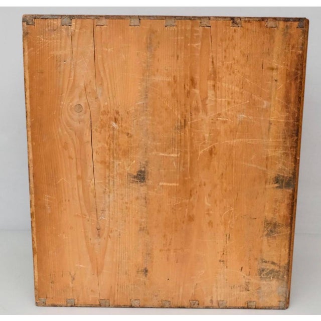 Antique German Oak Silver Flatware Chest For Sale - Image 9 of 11