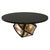 Metal "Manchot" Round Table With Stainless Steel, Bronze, Handmade For Sale - Image 7 of 9