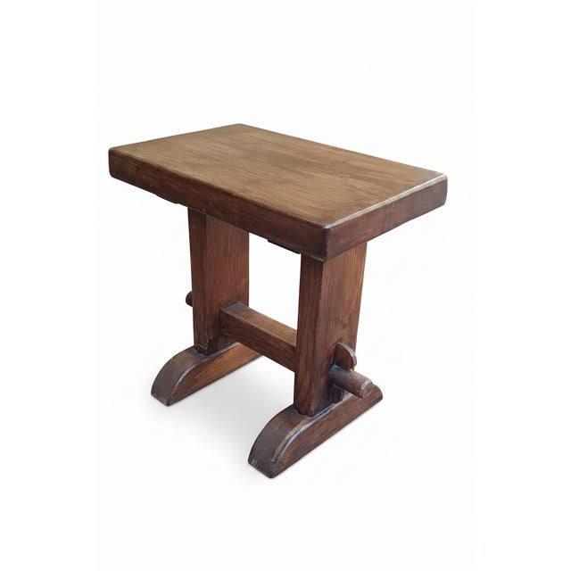 Vintage Wooden Stools, 1970s, Set of 2 For Sale - Image 3 of 8