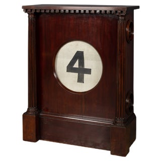 Large 20th Century British Mahogany Perpetual Calendar, 1920 For Sale