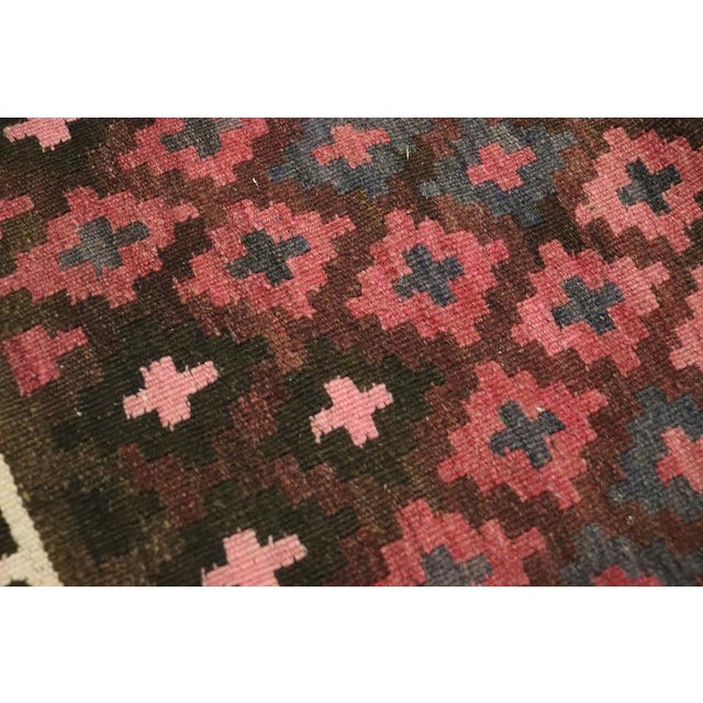 Afghan Kilim Rug, 1950s For Sale - Image 12 of 15